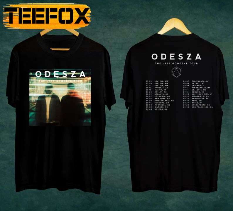 Odesza Last Goodbye Tour 2022 Concert T-Shirt