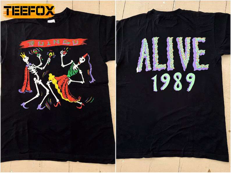 Oingo Boingo Alive 1989 Vintage T-Shirt