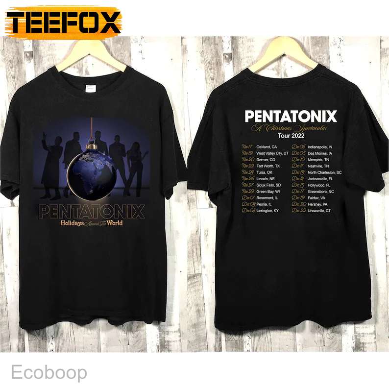 Pentatonix A Christmas Spectacular Tour 2022 Music Band T-Shirt