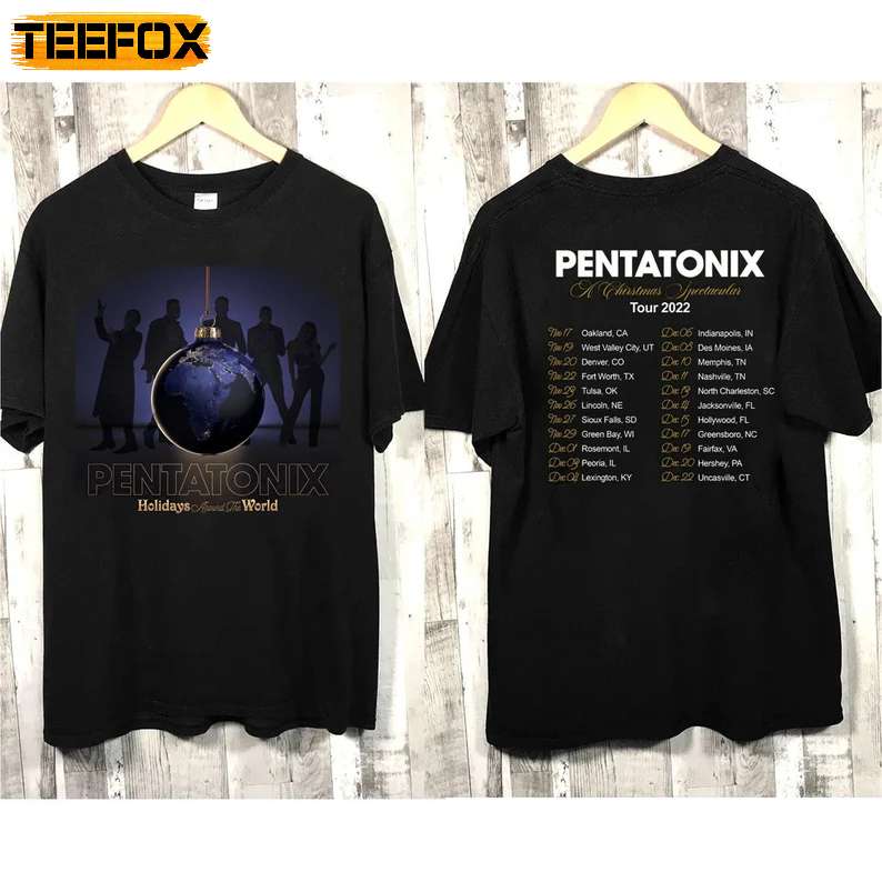 Pentatonix A Christmas Spectacular Tour 2022 Music T-Shirt