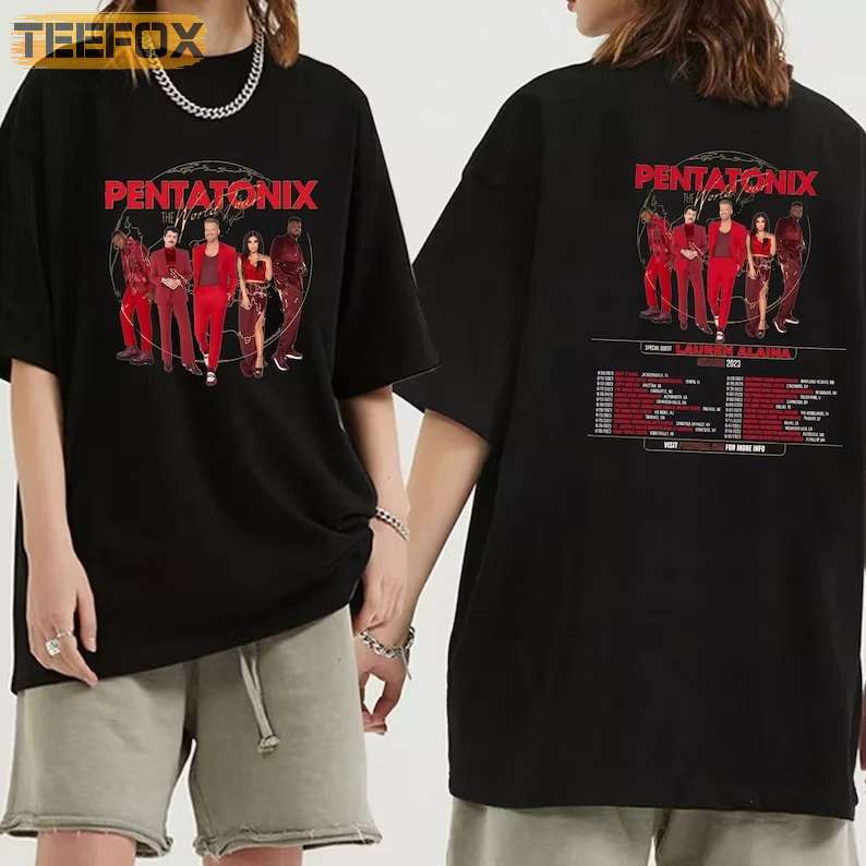 Pentatonix The World Tour Summer 2023 T-Shirt