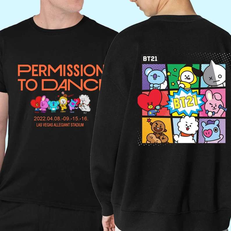 Permission To Dance T-Shirt BTS Tour 2022