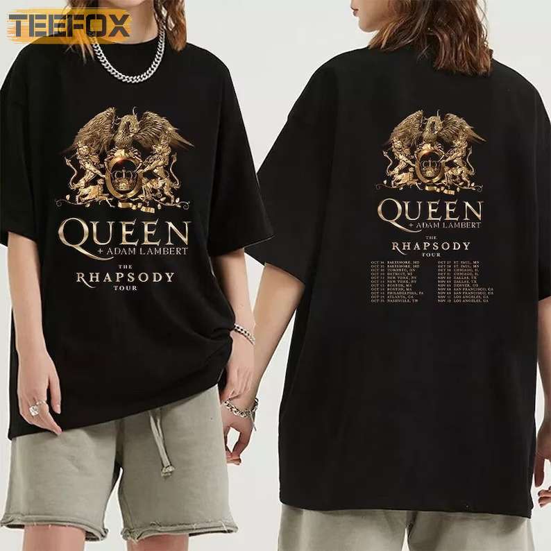 Queen The Rhapsody Tour 2023 T-Shirt