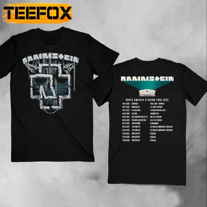 Rammstein North America Stadium Tour 2022 T-Shirt