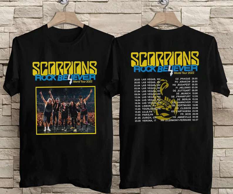 Scorpions Rock Believer World Tour T Shirt