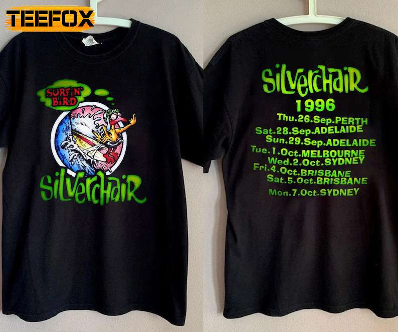 Silverchair Tour Surfin Bird 1996 World Tour T-Shirt