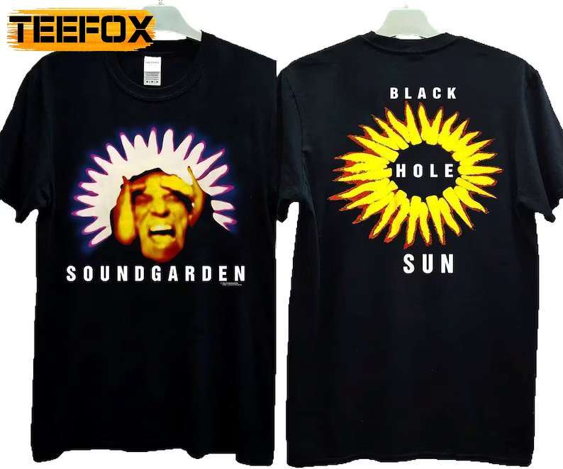 Soundgarden 1994 Black Hole Sun Superunknown Album Promo T-Shirt