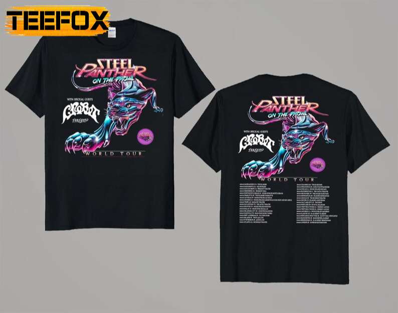 Steel Panther On The Prowl World Tour 2023 T-Shirt