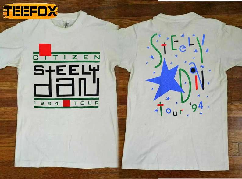 Steelly Dan Citizen 1994 Tour Concert T-Shirt