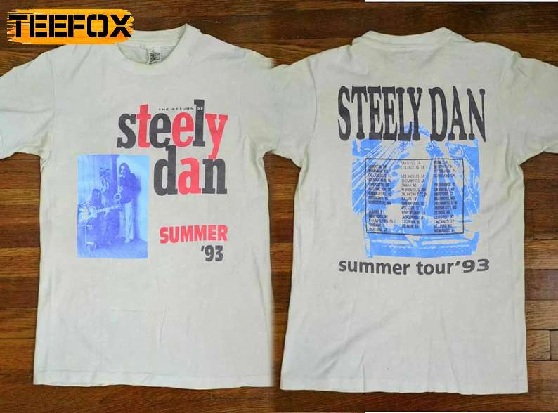 Steely Dan Summer Tour Vintage 1993 T-Shirt