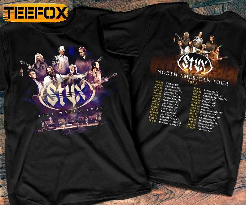 Styx North American Tour 2023 T-Shirt