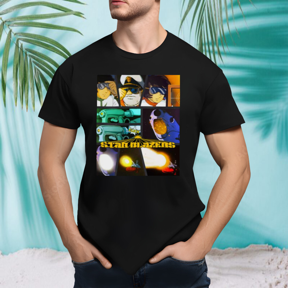 Wave Motion Gun Star Blazers shirt