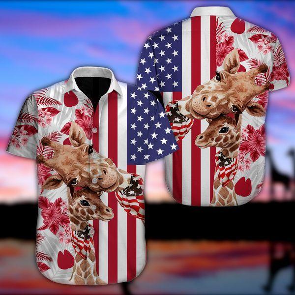 Giraffe Hawaiian Shirt