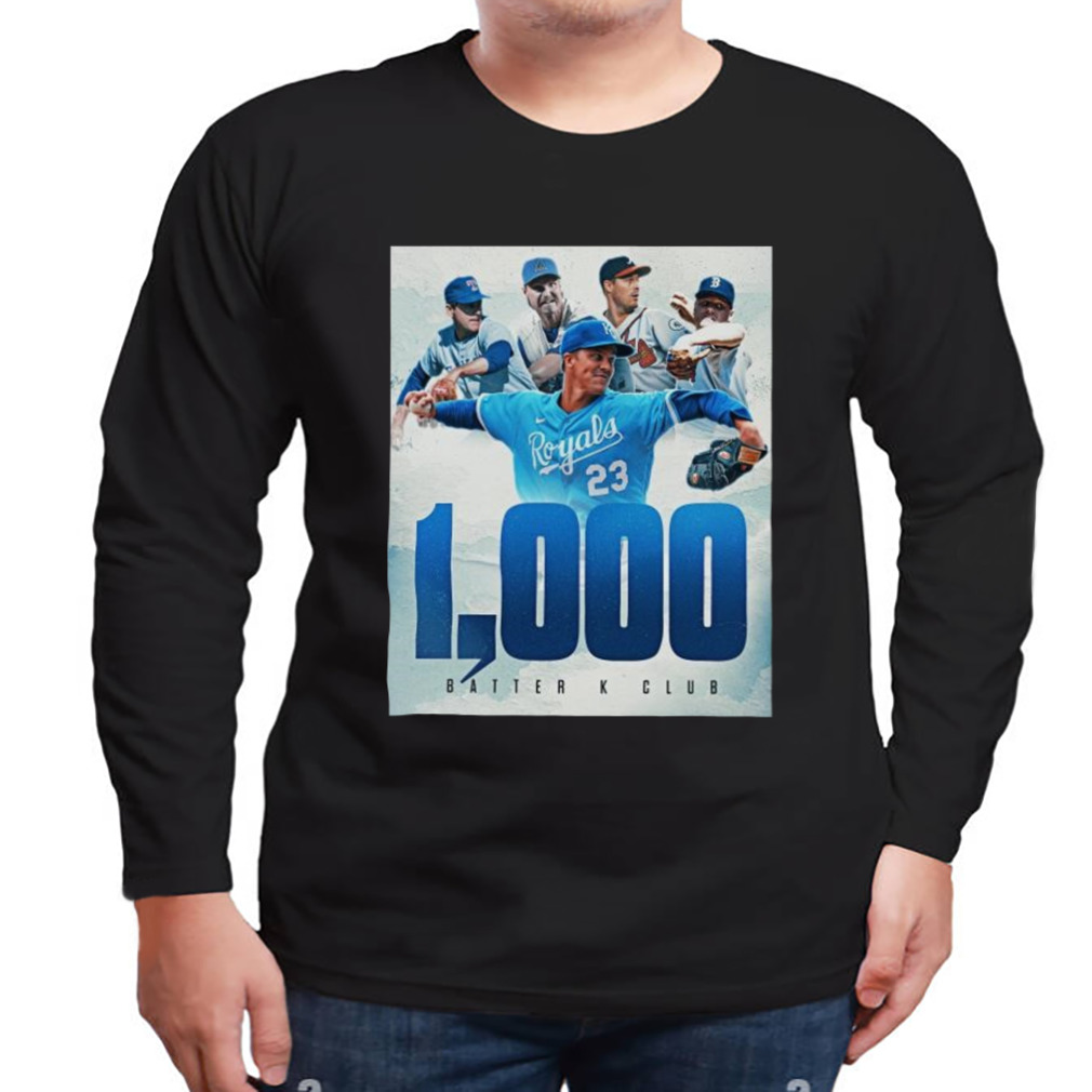 Kansas City Royals 1000 Batter K Club Shirt 3 Longsleeve tshirt