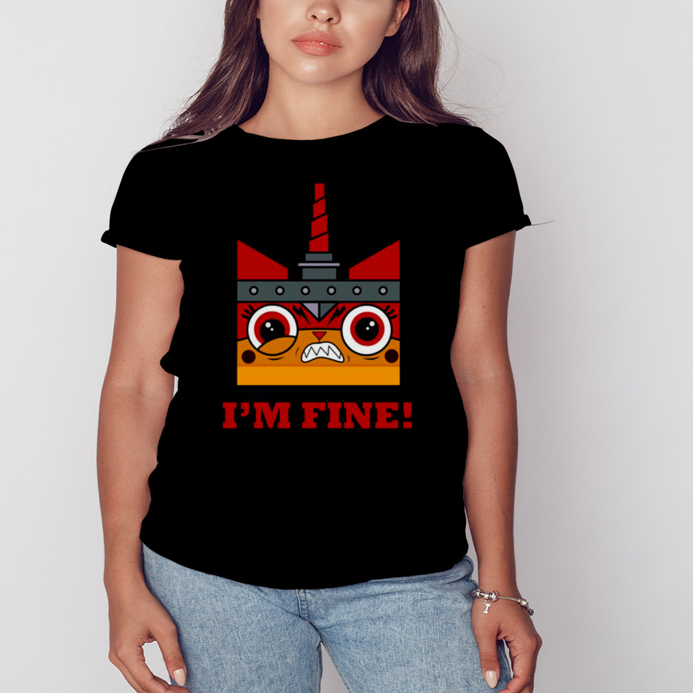 Lego Unkitty I’m Fine shirt 2 Women's tshirt