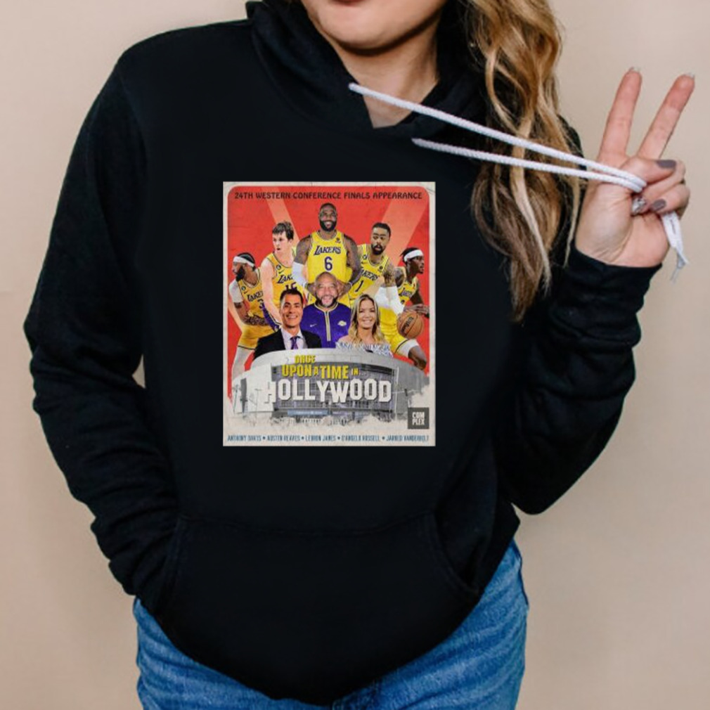 Los Angeles Lakers 24th Western Conference Finals Appearance once Upon a Time in Hollywood shirt 5 Hoodies