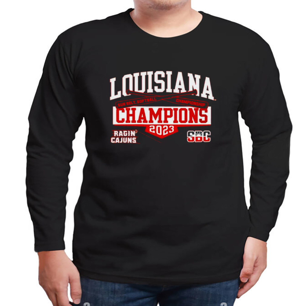 Louisiana Ragin’ Cajuns NCAA Sunbelt Softball Conference Tournament Champions 2023 shirt 3 Longsleeve tshirt