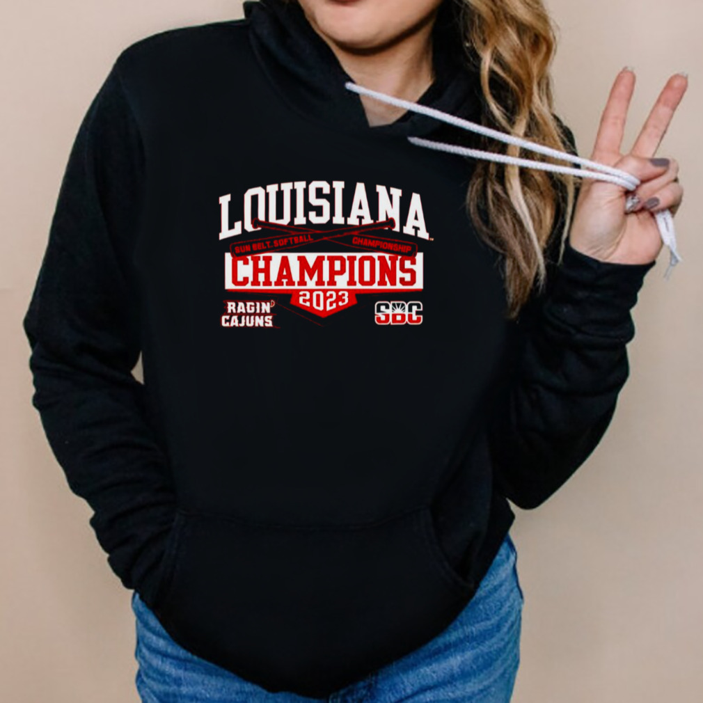 Louisiana Ragin’ Cajuns NCAA Sunbelt Softball Conference Tournament Champions 2023 shirt 5 Hoodies