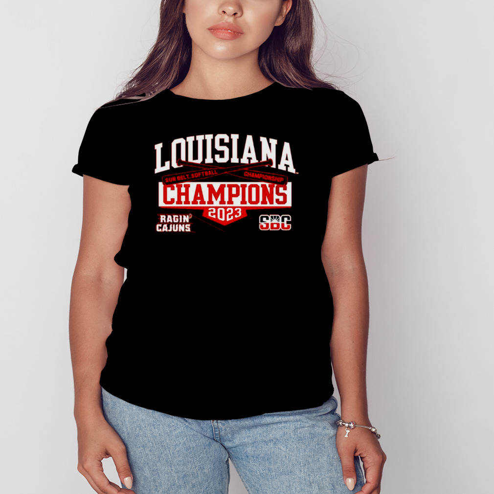 Louisiana Ragin’ Cajuns NCAA Sunbelt Softball Conference Tournament Champions 2023 shirt 2 Women's tshirt