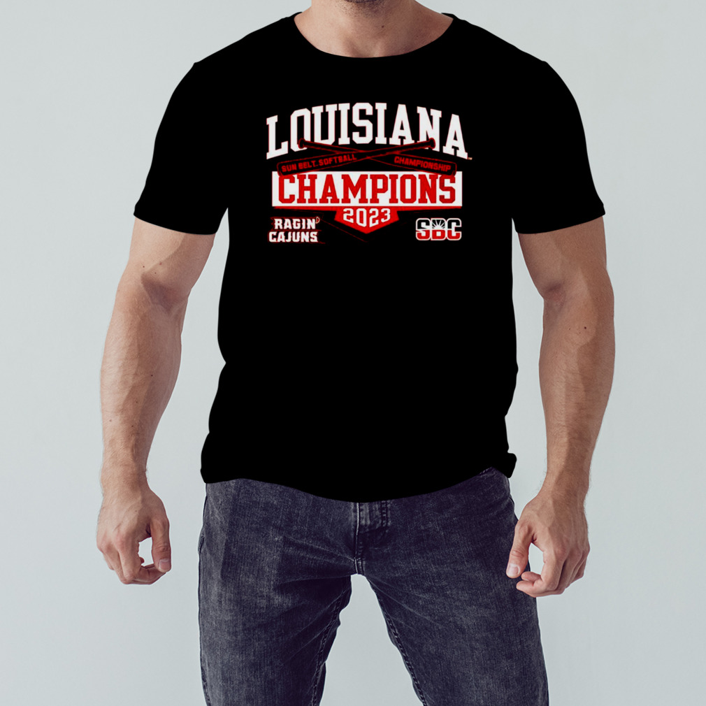 Louisiana Ragin’ Cajuns NCAA Sunbelt Softball Conference Tournament Champions 2023 shirt 1 Unisex tshirt