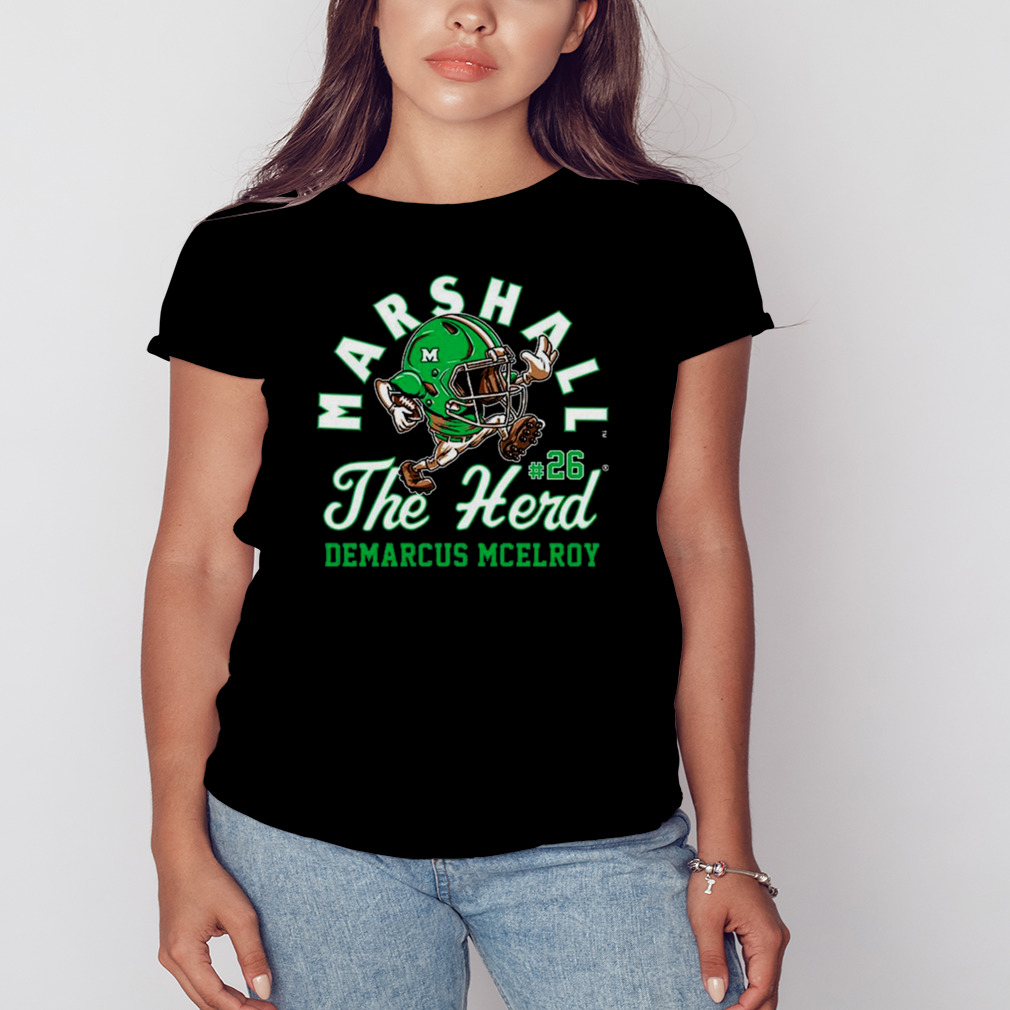 Marshall Thundering Herd Ncaa Football Demarcus Mcelroy T-shirt 2 Women's tshirt