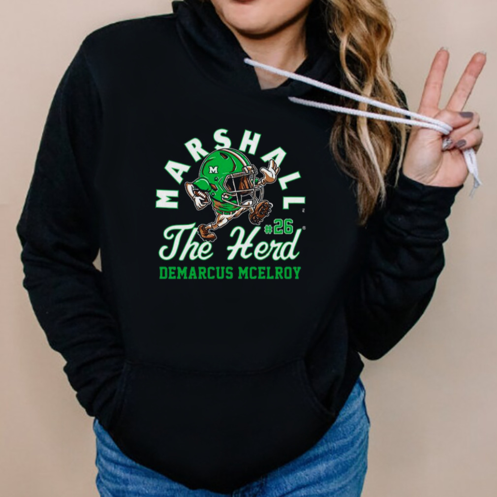 Marshall Thundering Herd Ncaa Football Demarcus Mcelroy T-shirt 5 Hoodies