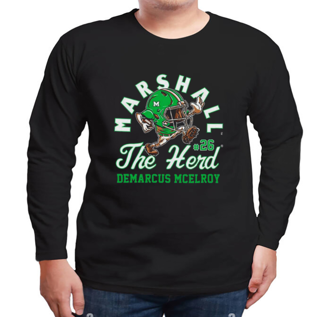 Marshall Thundering Herd Ncaa Football Demarcus Mcelroy T-shirt 3 Longsleeve tshirt