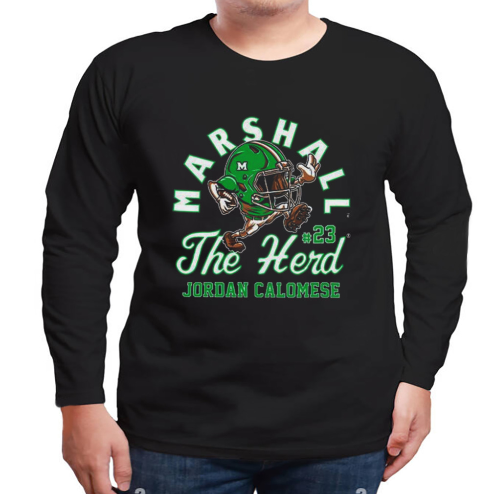 Marshall Thundering Herd Ncaa Football Jordan Calomese T-shirt 3 Longsleeve tshirt