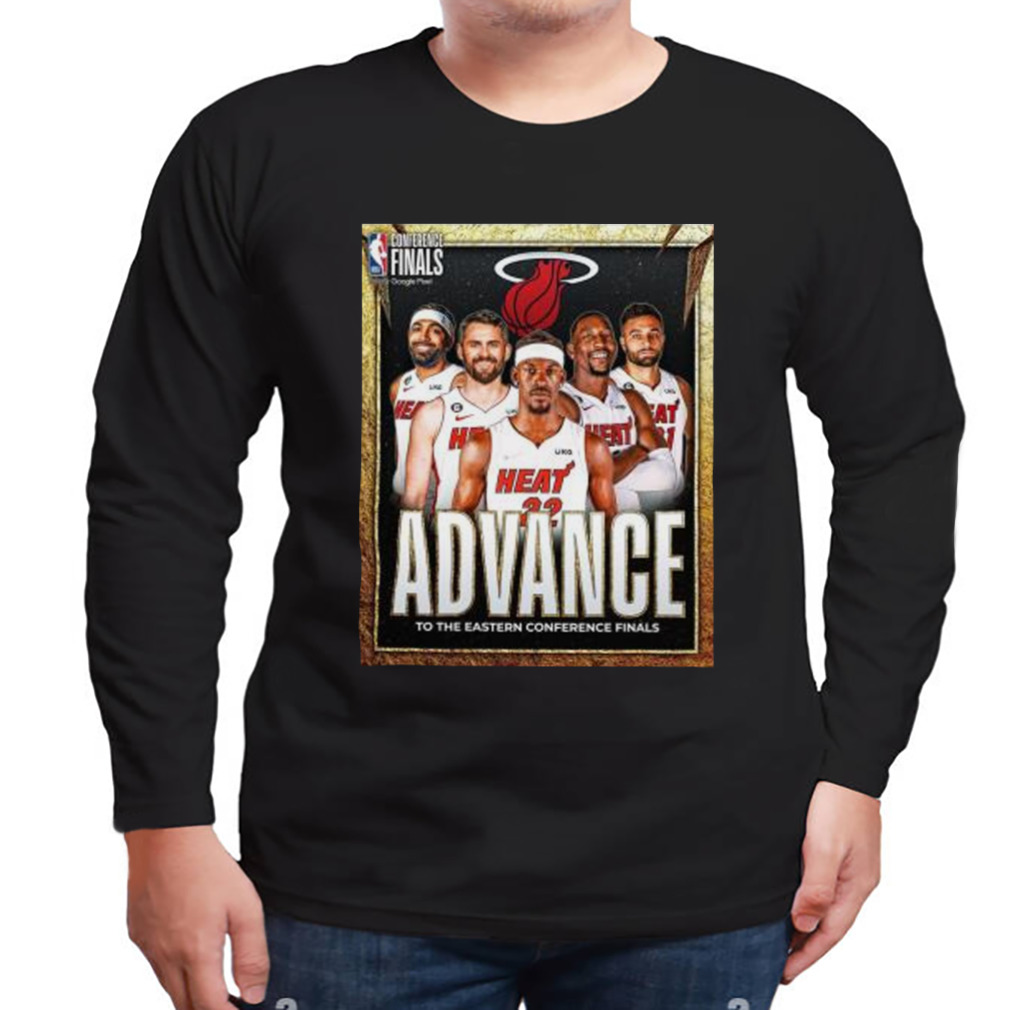 Miami Heat NBA Conference Finals Advance to the Western Conference Finals Poster shirt 3 Longsleeve tshirt