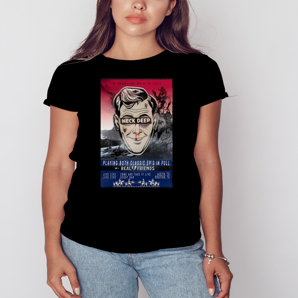 Neck Deep With Real Friends Texas Tour 2023 T-shirt 2 Women's tshirt