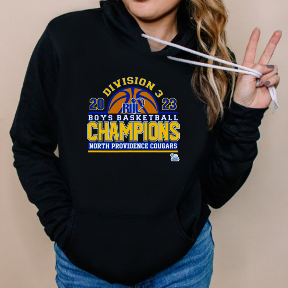 North Providence Cougars 2023 Division 3 Boys Basketball Champions T-shirt 5 Hoodies