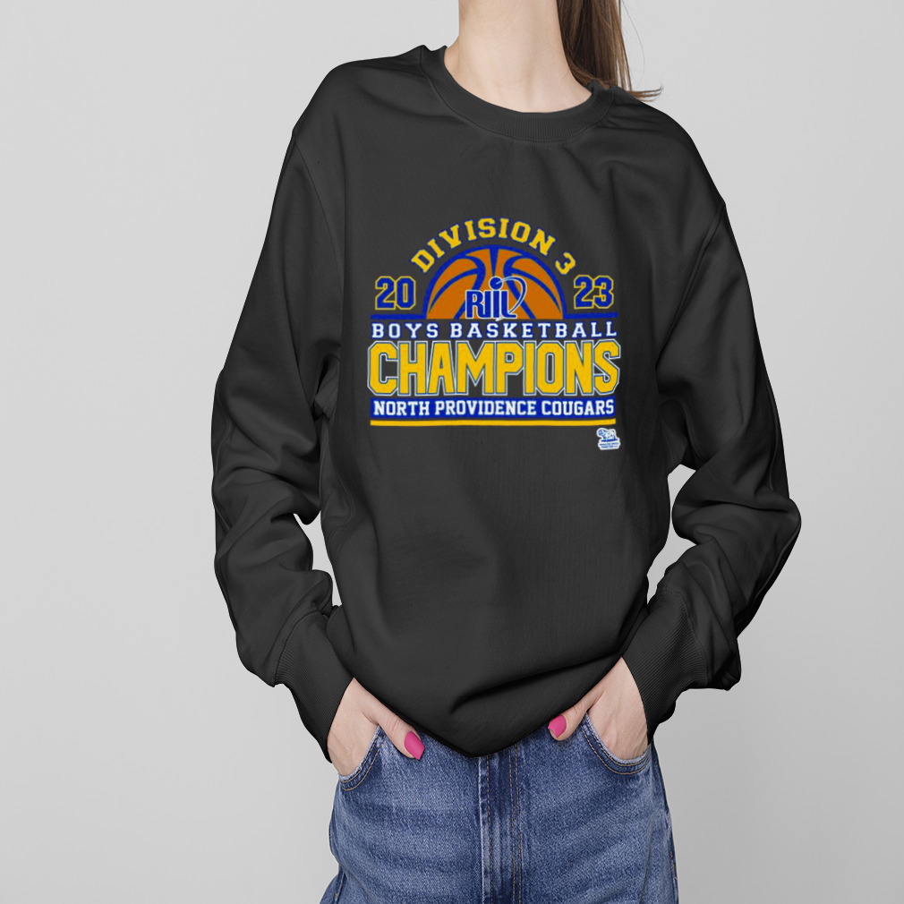 North Providence Cougars 2023 Division 3 Boys Basketball Champions T-shirt 4 Sweaters