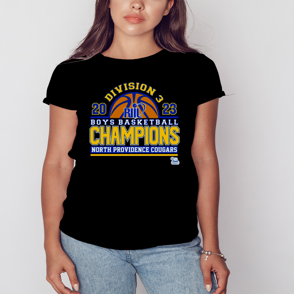 North Providence Cougars 2023 Division 3 Boys Basketball Champions T-shirt 2 Women's tshirt