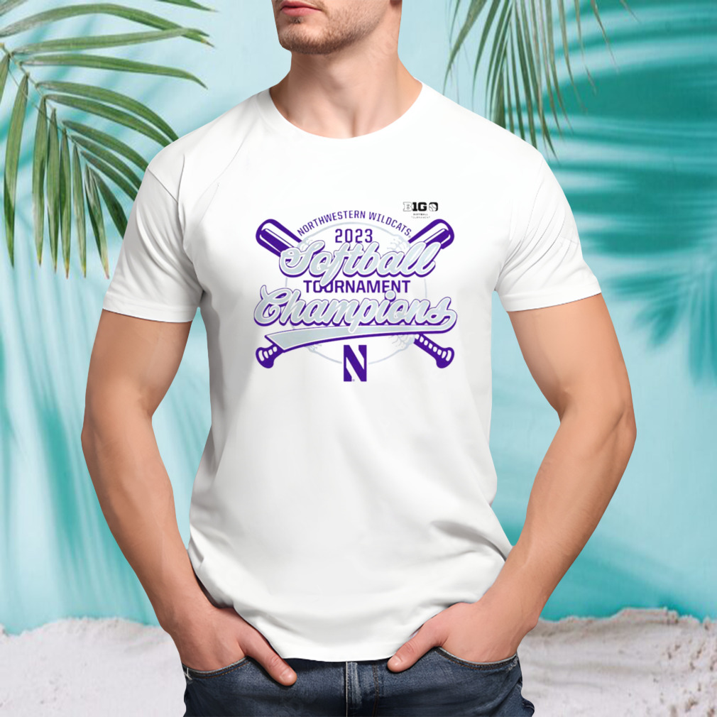 Northwestern Wildcats NCAA Big Ten Softball Conference Tournament Champions 2023 T-shirt