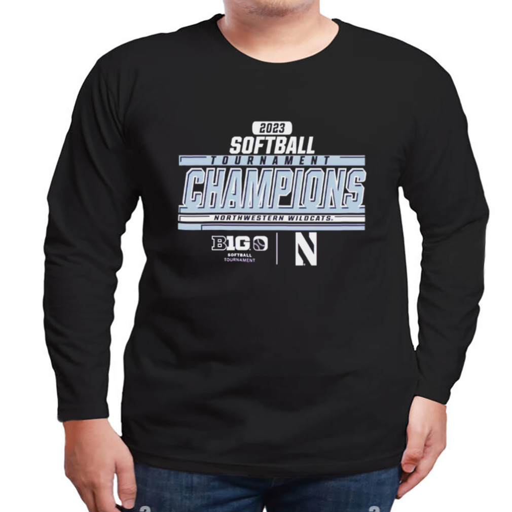 Northwestern Wildcats NCAA Big Ten Softball Conference Tournament Champions 2023 shirt 3 Longsleeve tshirt