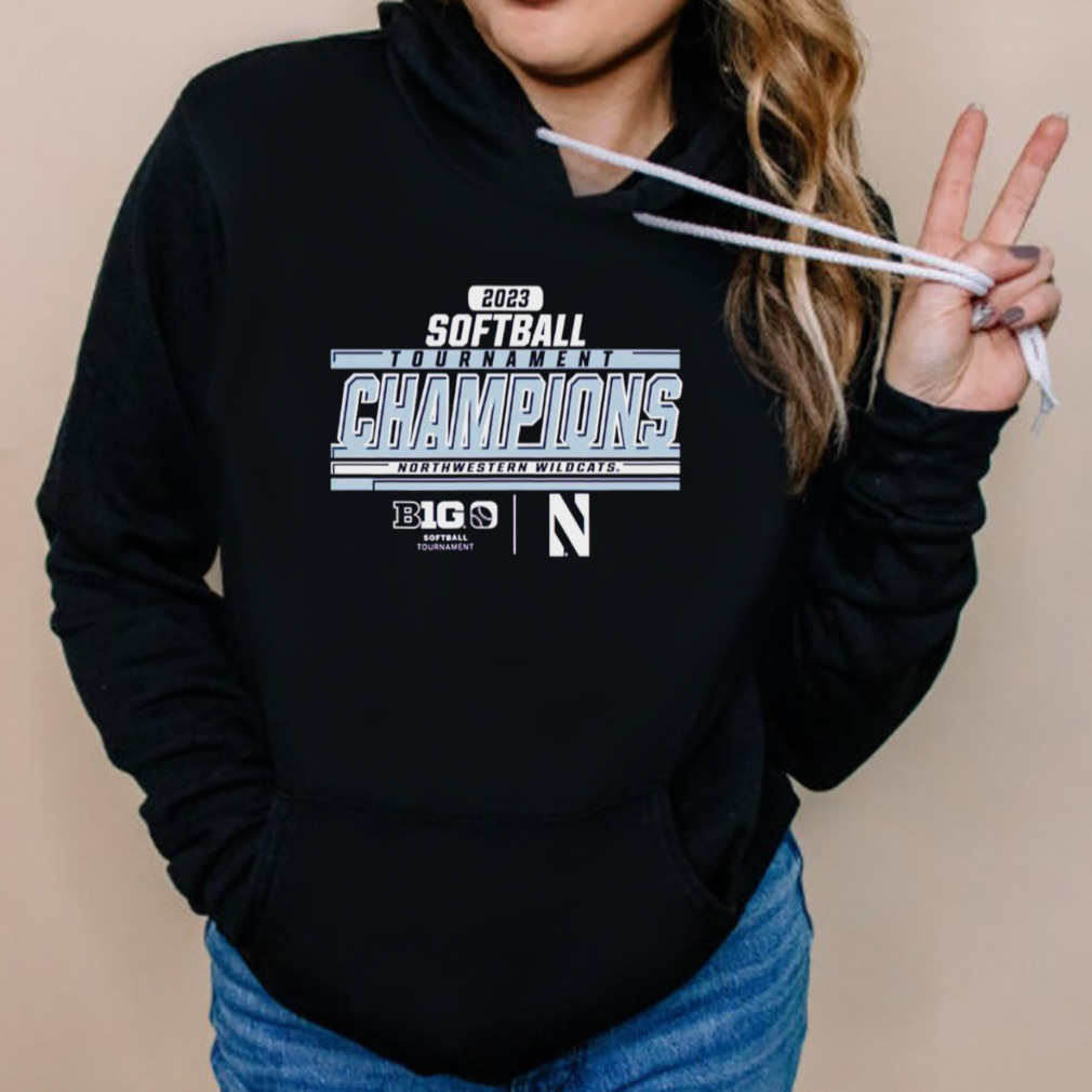 Northwestern Wildcats NCAA Big Ten Softball Conference Tournament Champions 2023 shirt 5 Hoodies