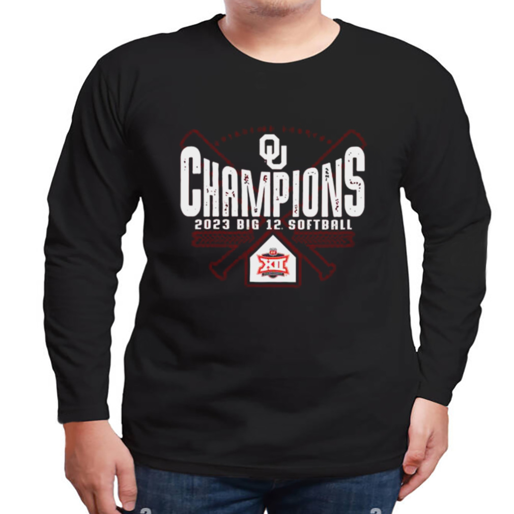 Oklahoma Sooners 2023 NCAA Big 12 Softball Conference Tournament Champions Locker Room T-Shirt 3 Longsleeve tshirt