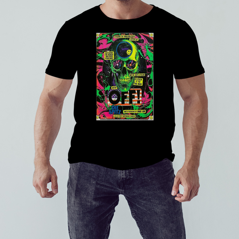 Poster off! band philadelphia pa may 25 2023 shirt 1 Unisex tshirt