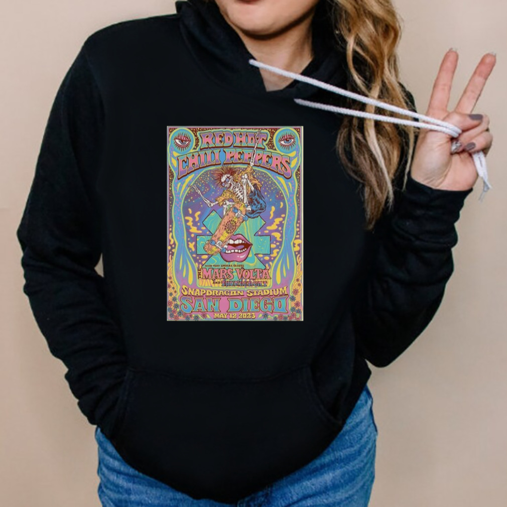 Red hot chilI peppers may 12 2023 san diego ca poster 2023 shirt 5 Hoodies