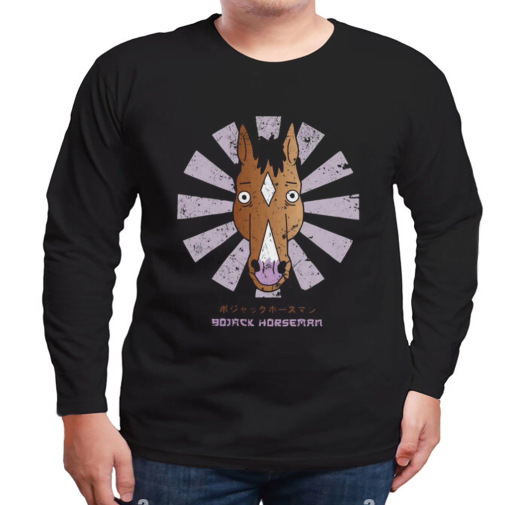 Retro Japanese Bojack Horseman shirt 3 Longsleeve tshirt