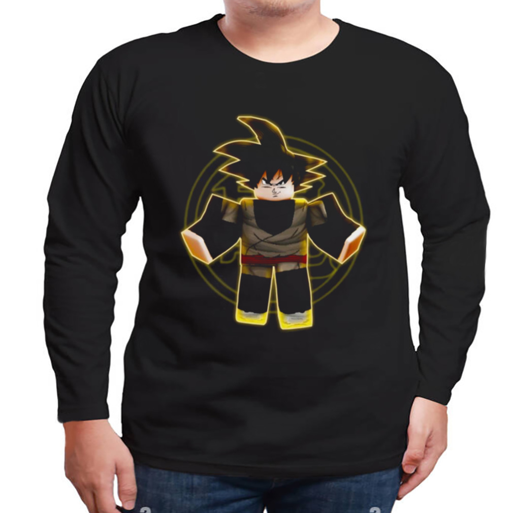 Roblox Goku Comic Game Art shirt 3 Longsleeve tshirt