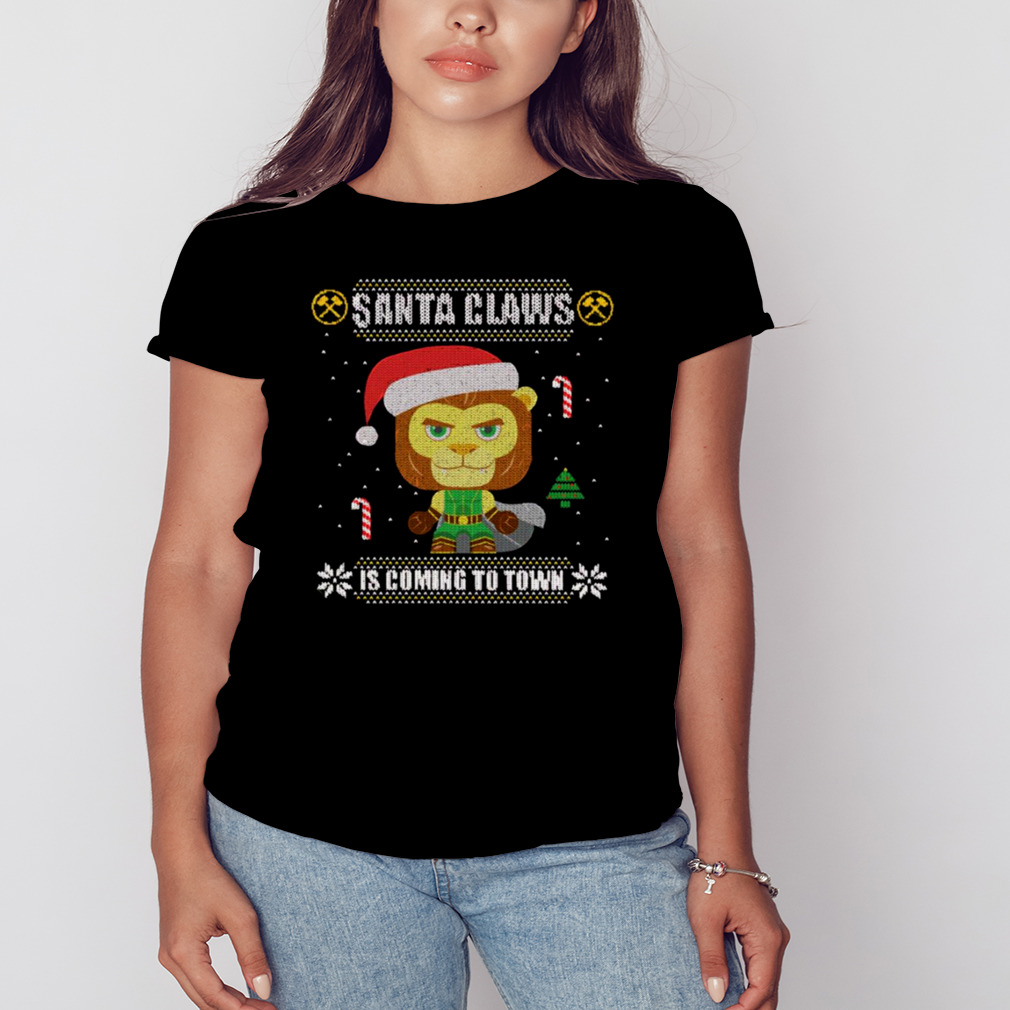 Santa Claws Is Coming Auric Of The Great White North shirt 2 Women's tshirt