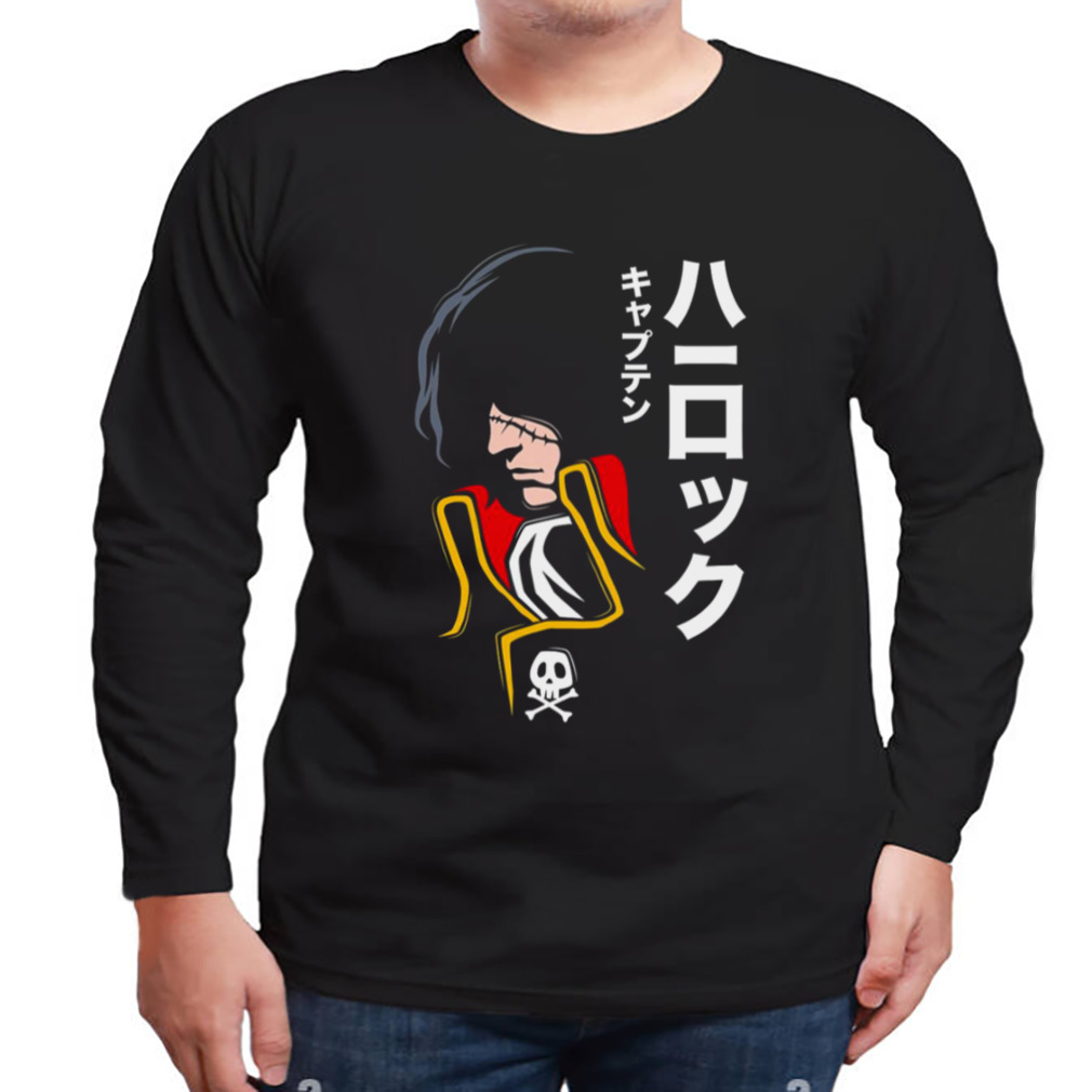 Space Pirate Captain Harlock shirt 3 Longsleeve tshirt