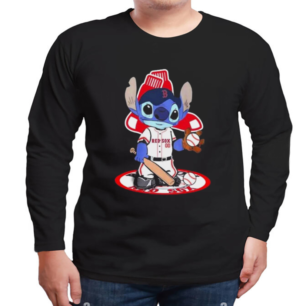 Stitch Boston Red Sox Baseball Logo 2023 T-shirt 3 Longsleeve tshirt
