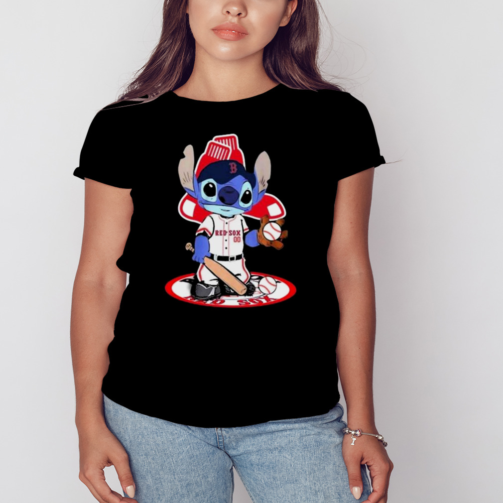 Stitch Boston Red Sox Baseball Logo 2023 T-shirt 2 Women's tshirt