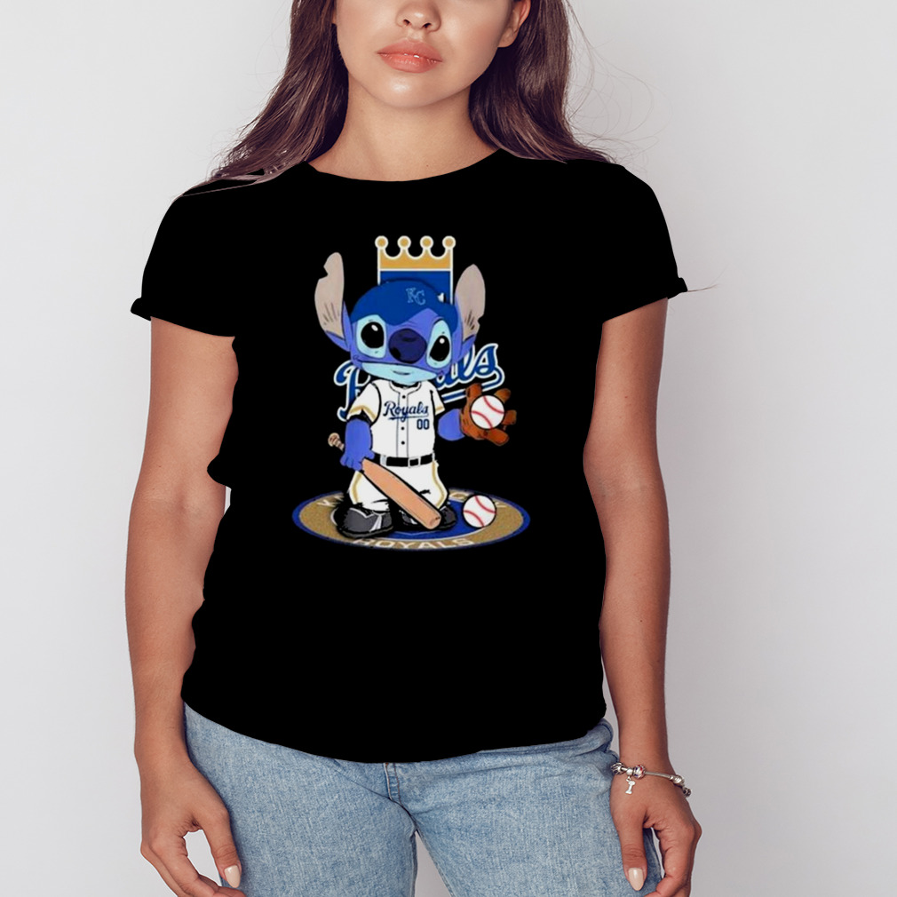 Stitch Kansas City Royals Baseball Logo 2023 T-shirt 2 Women's tshirt