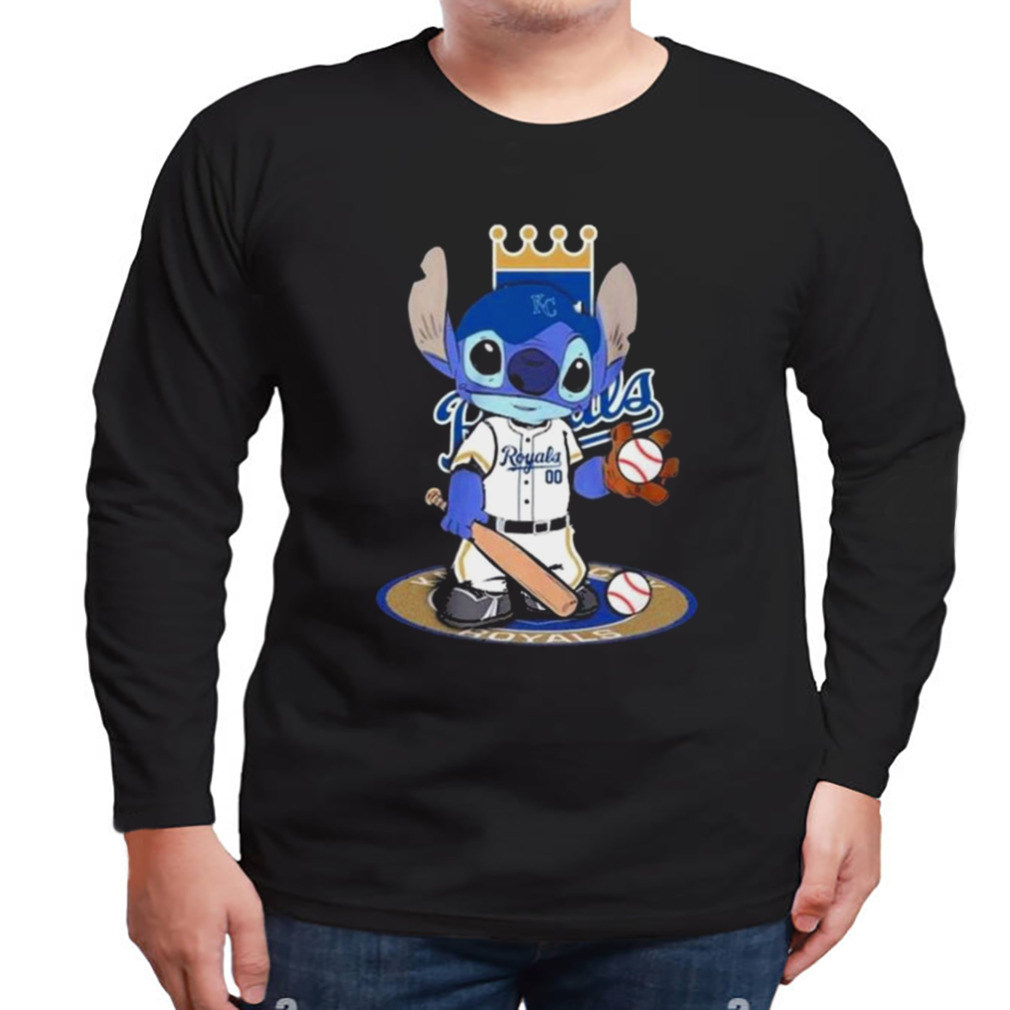 Stitch Kansas City Royals Baseball Logo 2023 T-shirt 3 Longsleeve tshirt