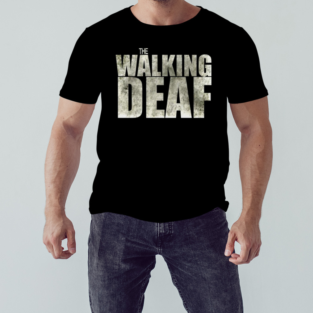 The Walking Deaf Sign Language shirt 1 Unisex tshirt