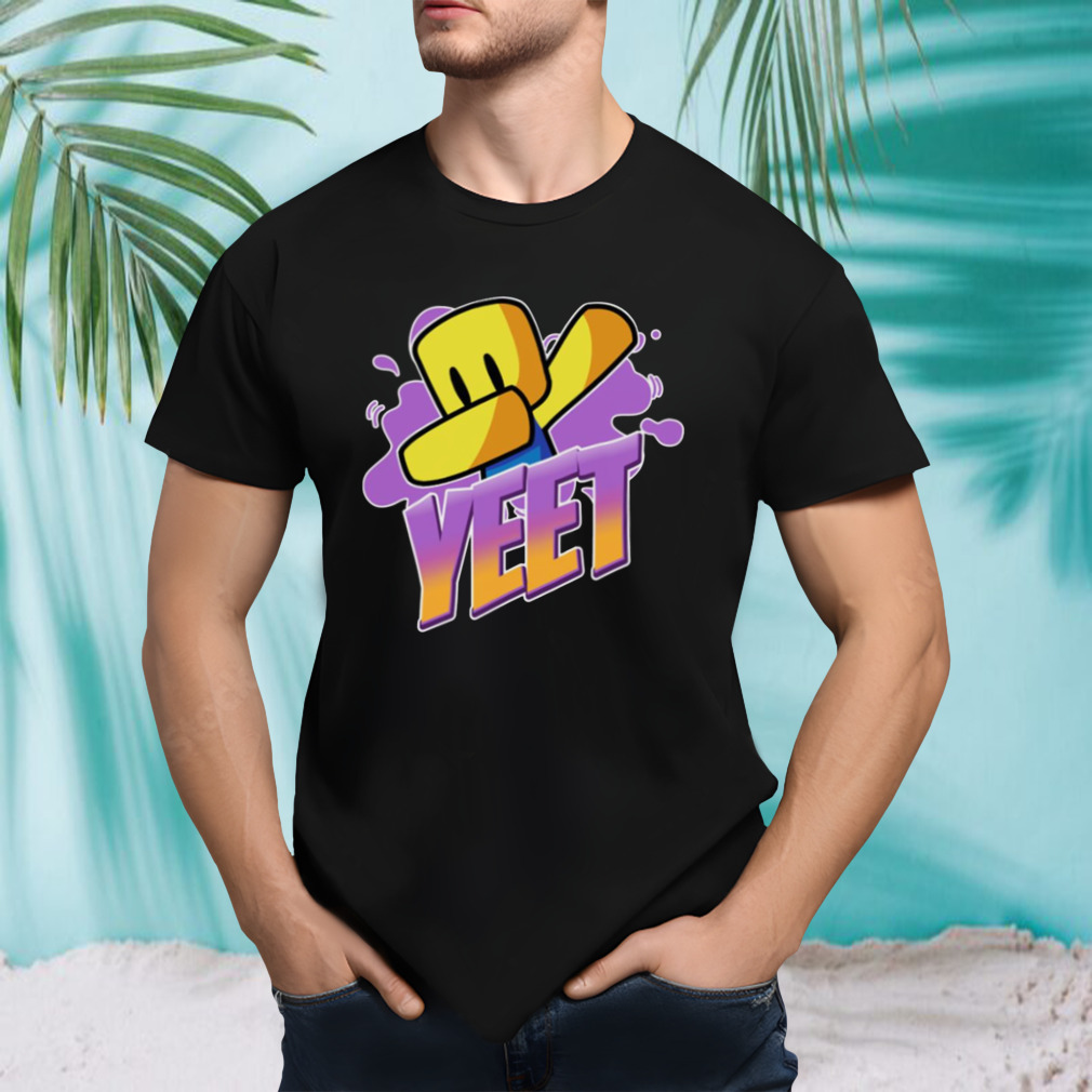 Yeet Dabbing Dab Hand Drawn Gaming Noob Gift For Gamers Roblox shirt