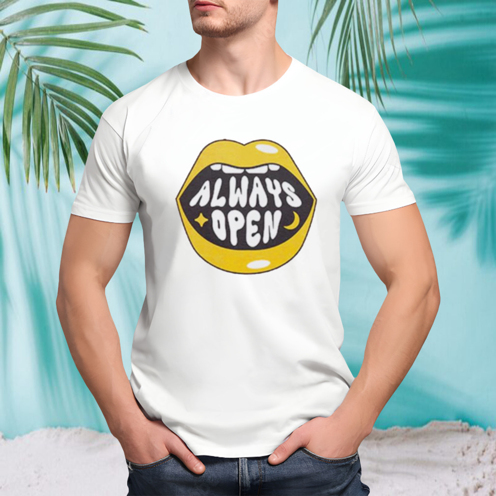 All good no worries always open logo shirt